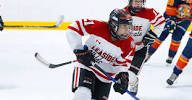 Leaside Wildcats player competing for the puck